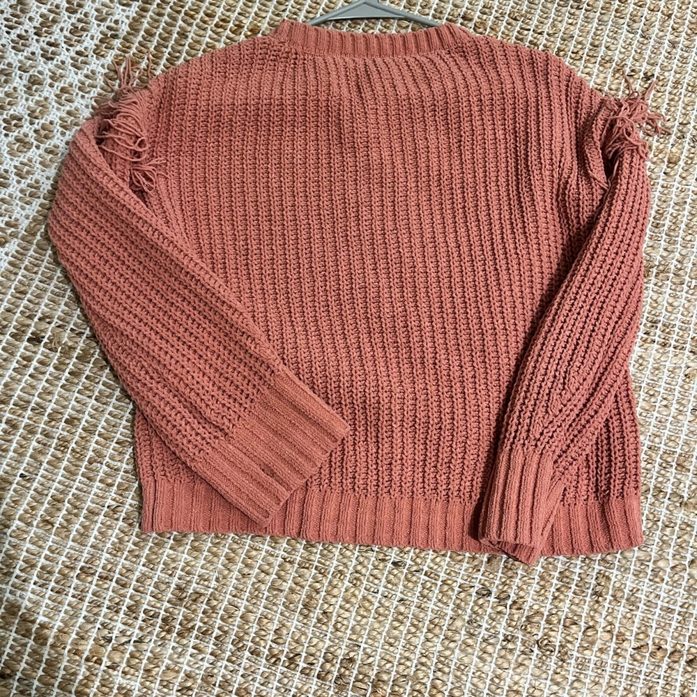 Rust Knit Sweater